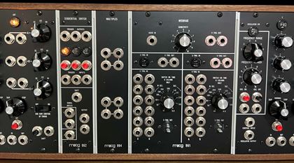 Moog-System 35, 2x sequencer, 953 etc